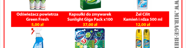 Produkty dla domu – promocja